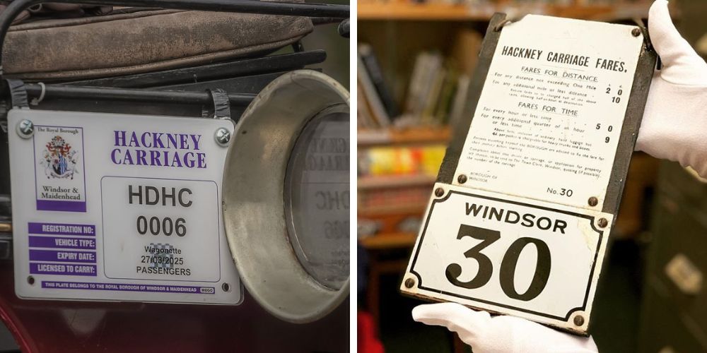 Hackney carriage licences from the 1900s and 2025